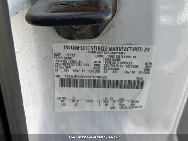 Ford F-450 Chassis Xl 2014 1FDUF4GY1EEB18020 Image 9
