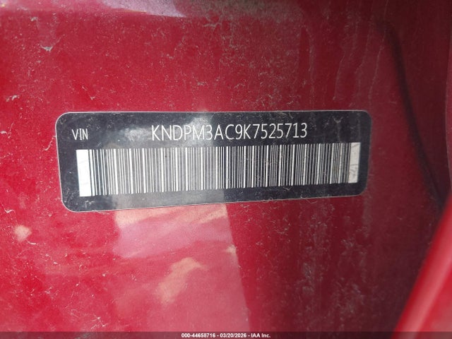 Aukcja sprzedaży 2019 Kia Sportage Lx, vin: KNDPM3AC9K7525713, numer aukcji: 44658716