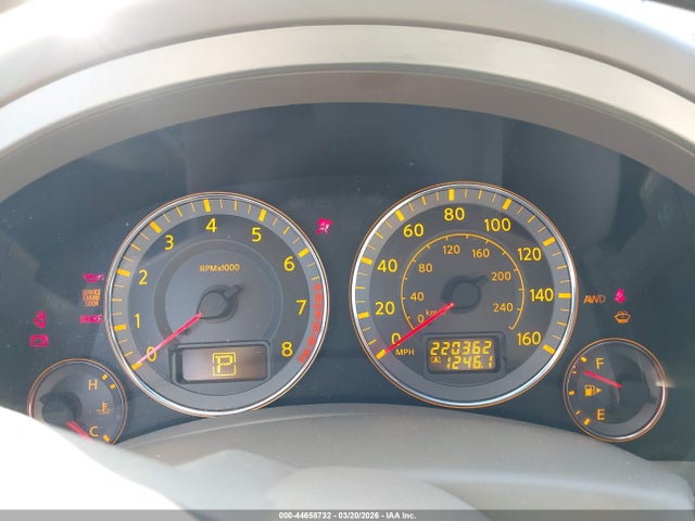 44658732 :رقم المزاد ، JNRAS08W67X204228 vin ، 2007 Infiniti Fx35 مزاد بيع