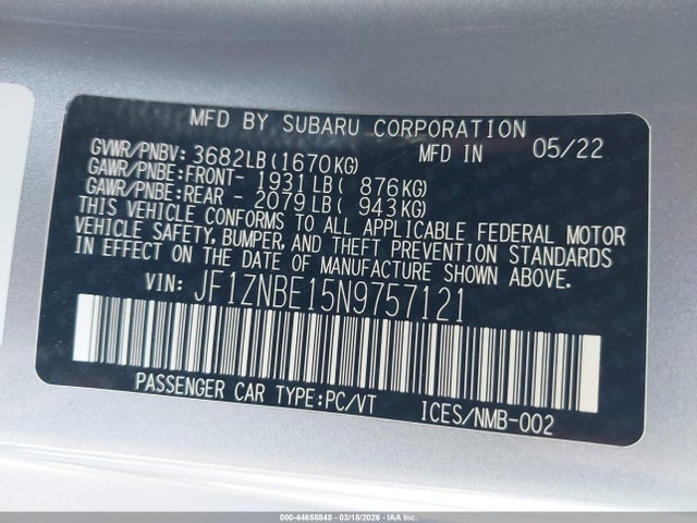 2022 TOYOTA GR86 JF1ZNBE15N9757121 Photo 8