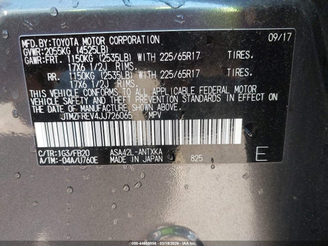 2018 TOYOTA RAV4 JTMZFREV4JJ726065 Photo 8