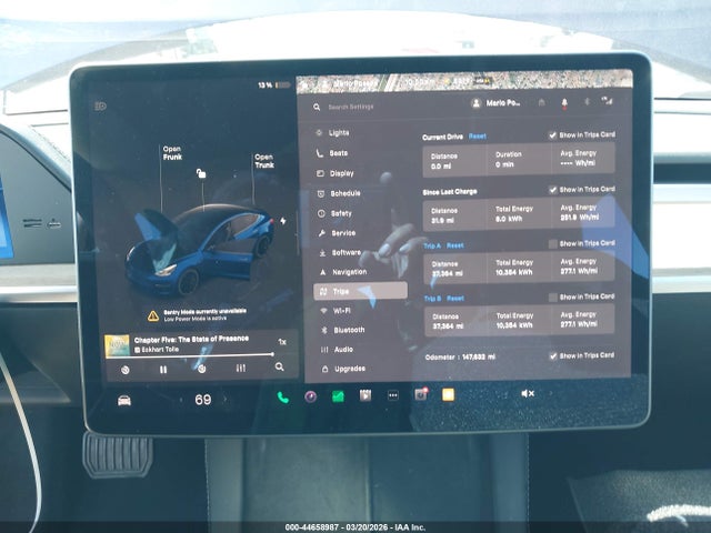 5YJ3E1EB1NF190298 Tesla Model 3 Long Range Dual Motor All-wheel Drive