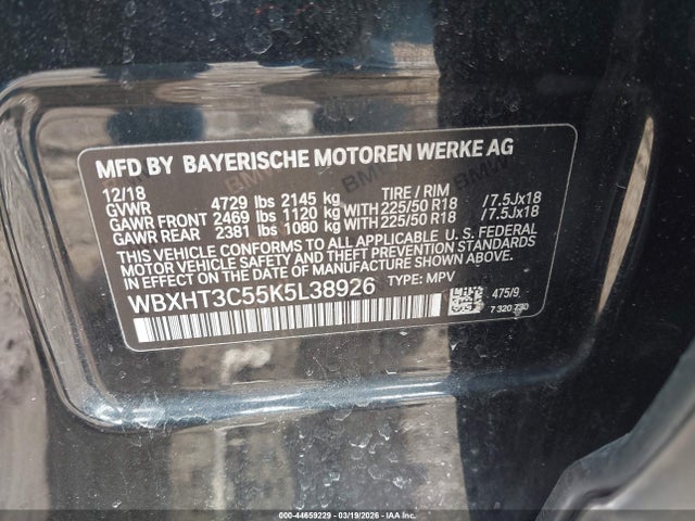2019 BMW X1 WBXHT3C55K5L38926 Photo 8