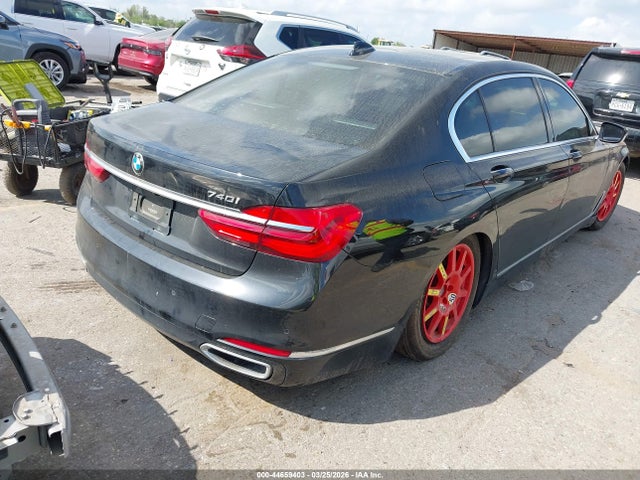 2018 Bmw 740i მანქანა იყიდება აუქციონზე, vin: WBA7E2C50JG741628, აუქციონის ნომერი: 44659403