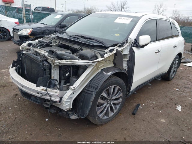 Aukcja sprzedaży 2016 Acura Mdx Technology   Acurawatch Plus Packages/technology Package, vin: 5FRYD4H41GB017440, numer aukcji: 44659491