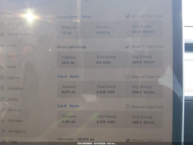 44659664 :رقم المزاد ، 7SAYGDED5PF964786 vin ، 2023 Tesla Model Y Rwd مزاد بيع