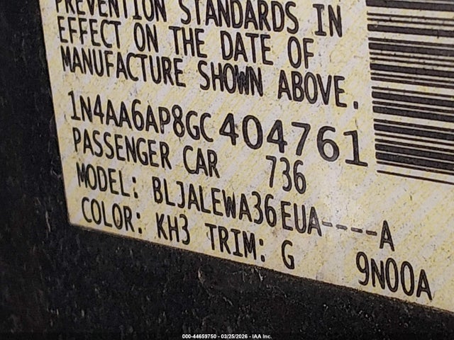 Nissan Maxima 3.5 Sl 2016 1N4AA6AP8GC404761 Image 9