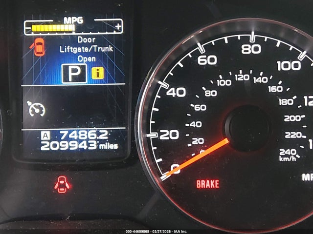 2014 Subaru Outback 2.5i Limited მანქანა იყიდება აუქციონზე, vin: 4S4BRBLC0E3323403, აუქციონის ნომერი: 44659868