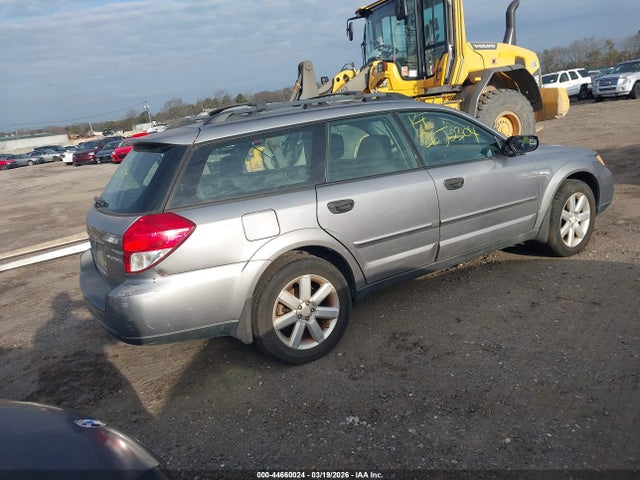 2008 Subaru Outback 2.5i მანქანა იყიდება აუქციონზე, vin: 4S4BP61C486309006, აუქციონის ნომერი: 44660024