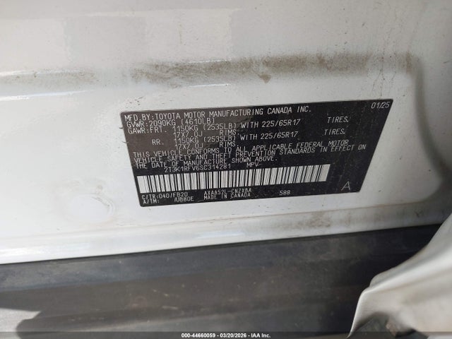 Toyota RAV4 LE 2025 2T3K1RFV6SC314281 Image 9