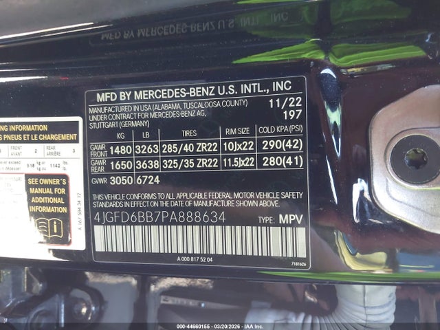 Продаж на аукціоні авто 2023 Mercedes-benz Amg Gle 53 Coupe 4matic, vin: 4JGFD6BB7PA888634, номер лоту: 44660155