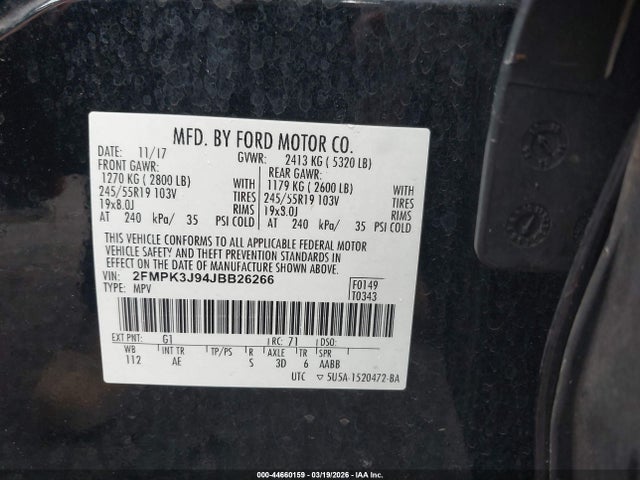 2018 FORD EDGE 2FMPK3J94JBB26266 Photo 8