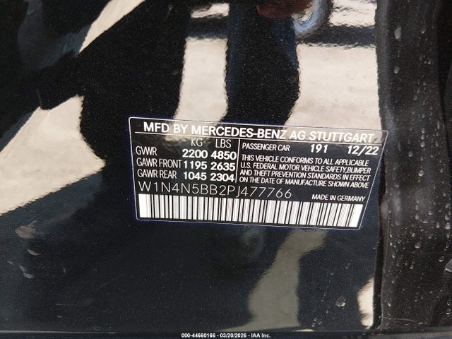 2023 Mercedes-benz Amg Gla 35 4matic მანქანა იყიდება აუქციონზე, vin: W1N4N5BB2PJ477766, აუქციონის ნომერი: 44660166