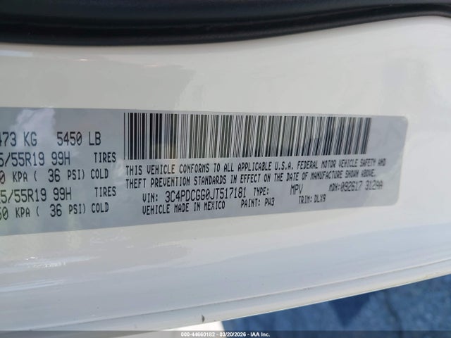 3C4PDCGG0JT517181 Dodge Journey Crossroad