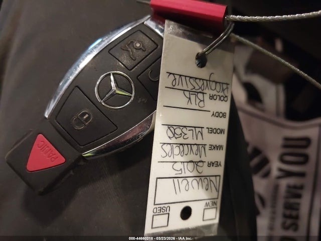 2015 Mercedes-benz Ml 350 მანქანა იყიდება აუქციონზე, vin: 4JGDA5JB2FA593712, აუქციონის ნომერი: 44660218
