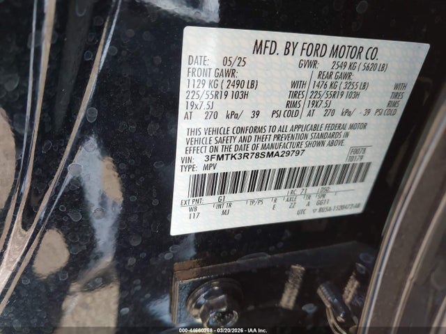 3FMTK3R78SMA29797 Ford Mustang Mach-e Premium