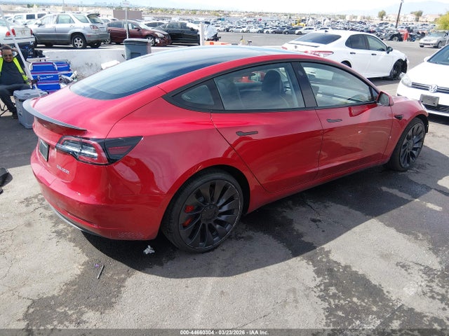 44660304 :رقم المزاد ، 5YJ3E1EC4NF122893 vin ، 2022 Tesla Model 3 Performance Dual Motor All-wheel Drive مزاد بيع