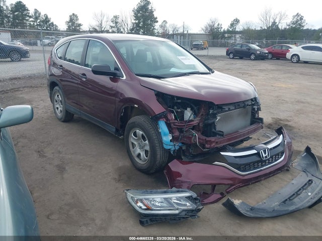 2015 Honda Cr-v Lx მანქანა იყიდება აუქციონზე, vin: 2HKRM4H3XFH630038, აუქციონის ნომერი: 44660328