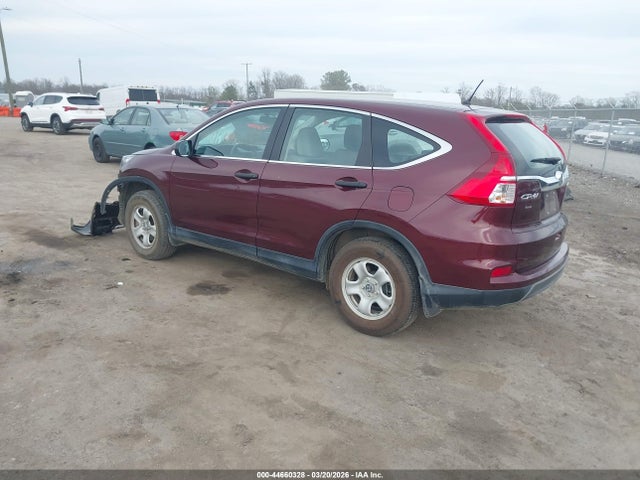 2015 Honda Cr-v Lx მანქანა იყიდება აუქციონზე, vin: 2HKRM4H3XFH630038, აუქციონის ნომერი: 44660328