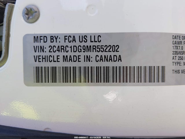 Chrysler Voyager Lxi 2021 2C4RC1DG9MR552202 Image 9