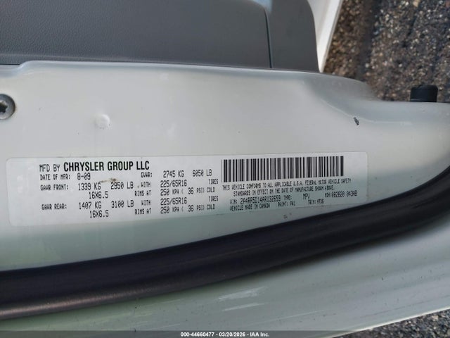 Aukcja sprzedaży 2010 Chrysler Town & Country Touring, vin: 2A4RR5D14AR132659, numer aukcji: 44660477