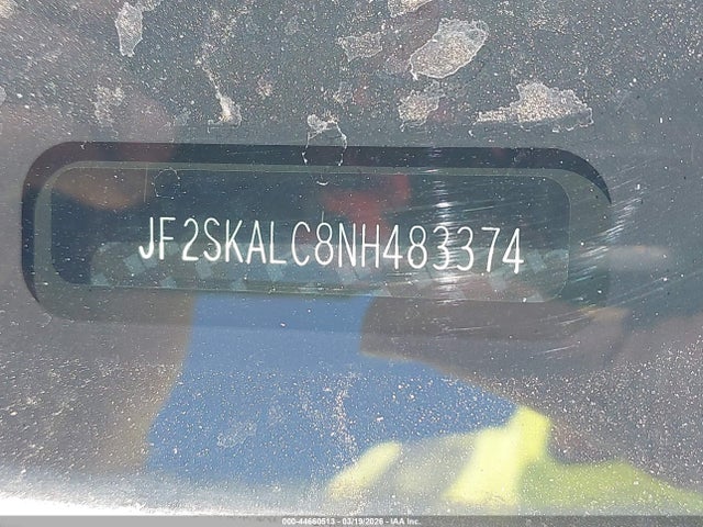44660513 :رقم المزاد ، JF2SKALC8NH483374 vin ، 2022 Subaru Forester Wilderness مزاد بيع