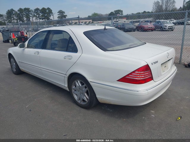 Aukcja sprzedaży 2003 Mercedes-benz S 500, vin: WDBNG75J33A318462, numer aukcji: 44660549