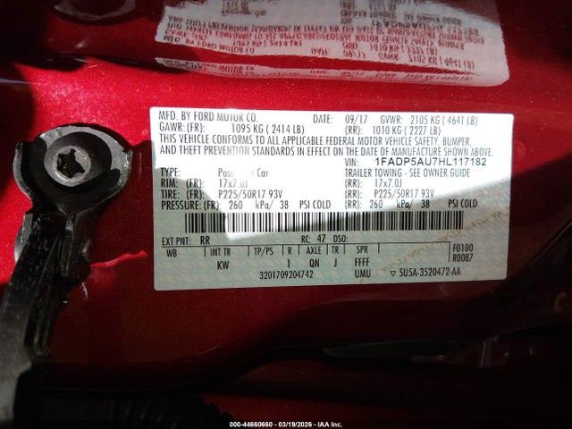 2017 FORD C-MAX HYBRID 1FADP5AU7HL117182 Photo 8