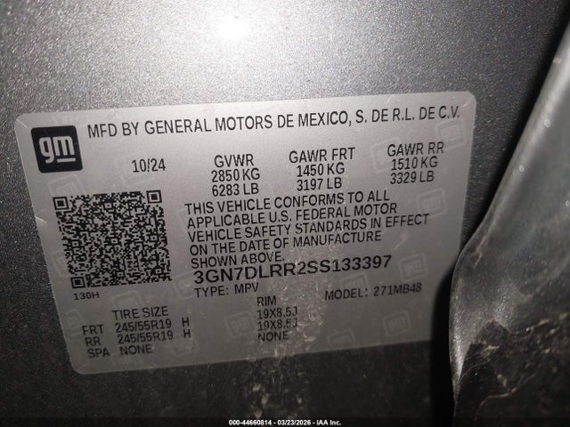 Chevrolet Equinox Ev Lt 2025 3GN7DLRR2SS133397 Image 9