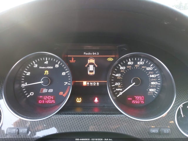 2009 AUDI S8 WAUPN94E19N011368 Photo 6