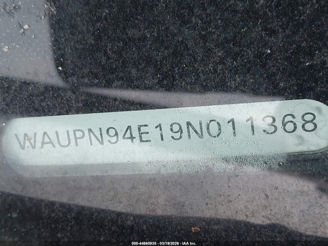 2009 AUDI S8 WAUPN94E19N011368 Photo 8