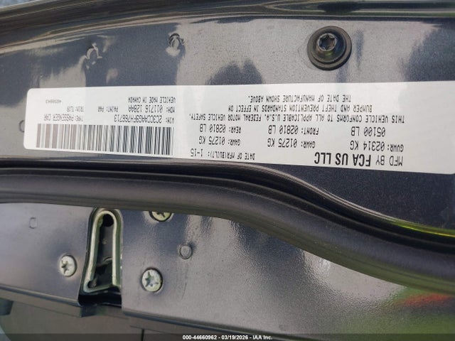 44660962 :رقم المزاد ، 2C3CCAAG9FH766713 vin ، 2015 Chrysler 300 Limited مزاد بيع