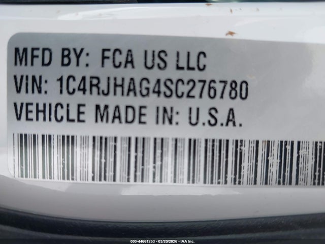 Продажа на аукционе авто 2025 Jeep Grand Cherokee Laredo 4x4, vin: 1C4RJHAG4SC276780, номер лота: 44661253