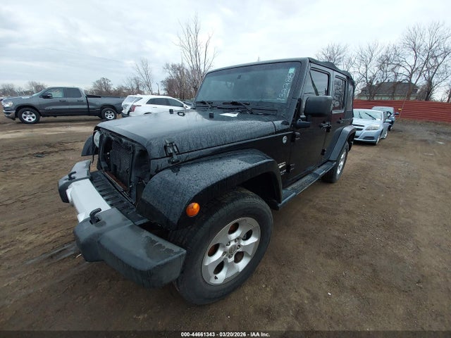 44661343 :رقم المزاد ، 1C4HJWEG6EL132288 vin ، 2014 Jeep Wrangler Unlimited Sahara مزاد بيع