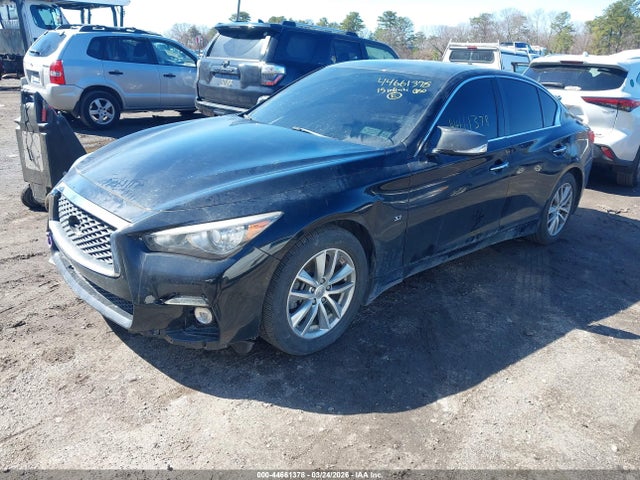 44661378 :رقم المزاد ، JN1BV7AR8FM408296 vin ، 2015 Infiniti Q50 Premium مزاد بيع