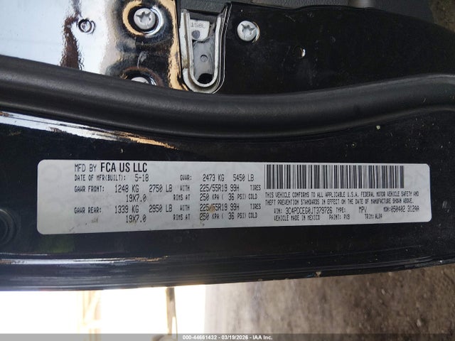 2018 DODGE JOURNEY 3C4PDCEG0JT379726 Photo 8