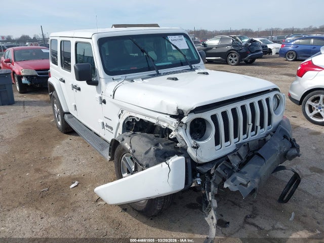 44661505 :رقم المزاد ، 1C4HJXEG7KW607379 vin ، 2019 Jeep Wrangler Unlimited Sahara مزاد بيع