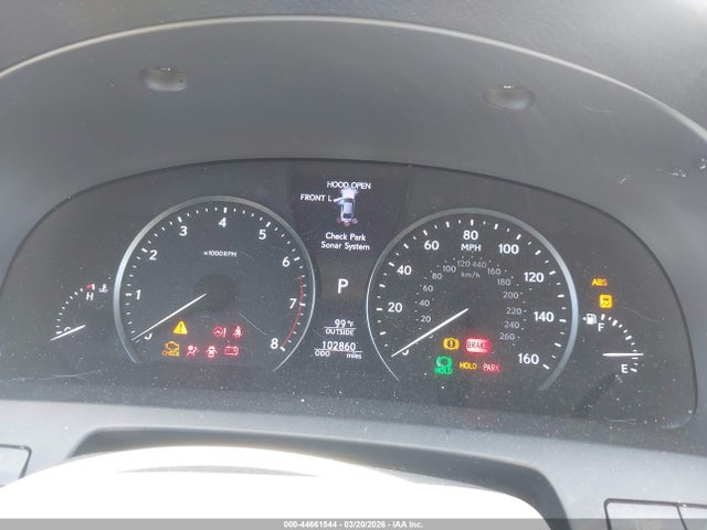 2015 Lexus Ls 460 L მანქანა იყიდება აუქციონზე, vin: JTHGL5EF7F5055832, აუქციონის ნომერი: 44661544