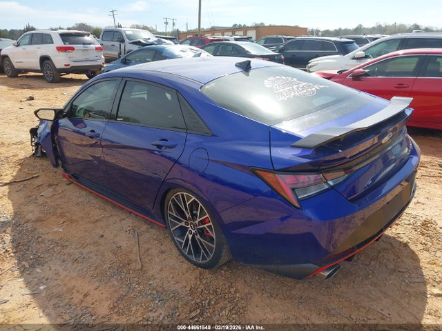 44661549 :رقم المزاد ، KMHLW4AK3NU001710 vin ، 2022 Hyundai Elantra N مزاد بيع