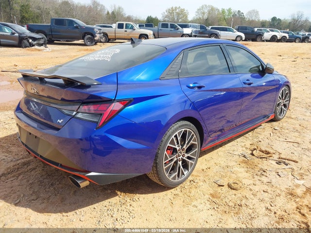 44661549 :رقم المزاد ، KMHLW4AK3NU001710 vin ، 2022 Hyundai Elantra N مزاد بيع