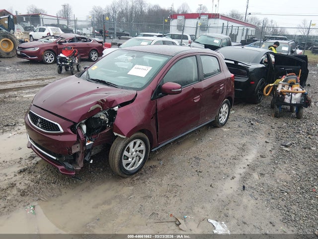 44661662 :رقم المزاد ، ML32A4HJ2LH002707 vin ، 2020 Mitsubishi Mirage Se مزاد بيع