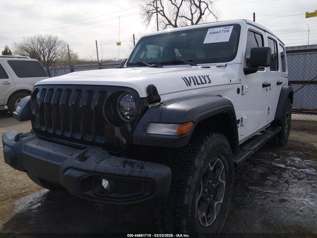 44661710 :رقم المزاد ، 1C4HJXDN5LW346206 vin ، 2020 Jeep Wrangler Unlimited Willys 4x4 مزاد بيع