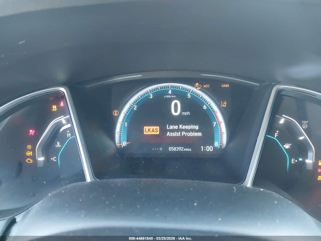 44661840 :رقم المزاد ، 19XFC1F37KE010513 vin ، 2019 Honda Civic Ex مزاد بيع