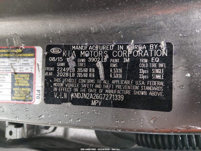 KNDJN2A26G7271339 KIA Soul