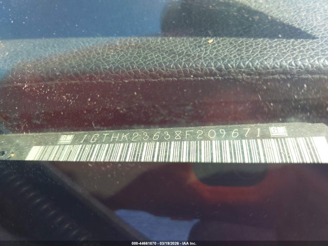 44661870 :رقم المزاد ، 1GTHK23638F209671 vin ، 2008 Gmc Sierra 2500hd Sle2 مزاد بيع