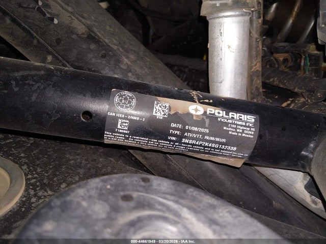 3NSR4P2K4SG132338 Polaris Rzr Pro R 4 Factory Armored Edition