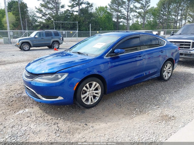 2015 Chrysler 200 Limited მანქანა იყიდება აუქციონზე, vin: 1C3CCCAB1FN734488, აუქციონის ნომერი: 44662101