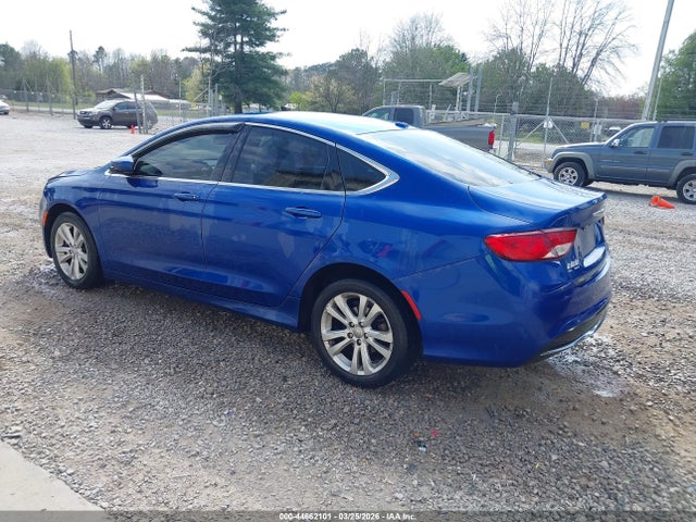 2015 Chrysler 200 Limited მანქანა იყიდება აუქციონზე, vin: 1C3CCCAB1FN734488, აუქციონის ნომერი: 44662101