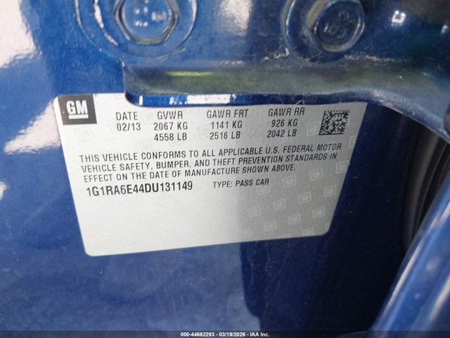 2013 CHEVROLET VOLT 1G1RA6E44DU131149 Photo 8