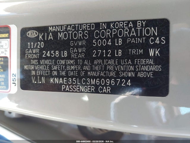 2021 KIA STINGER KNAE35LC3M6096724 Photo 8